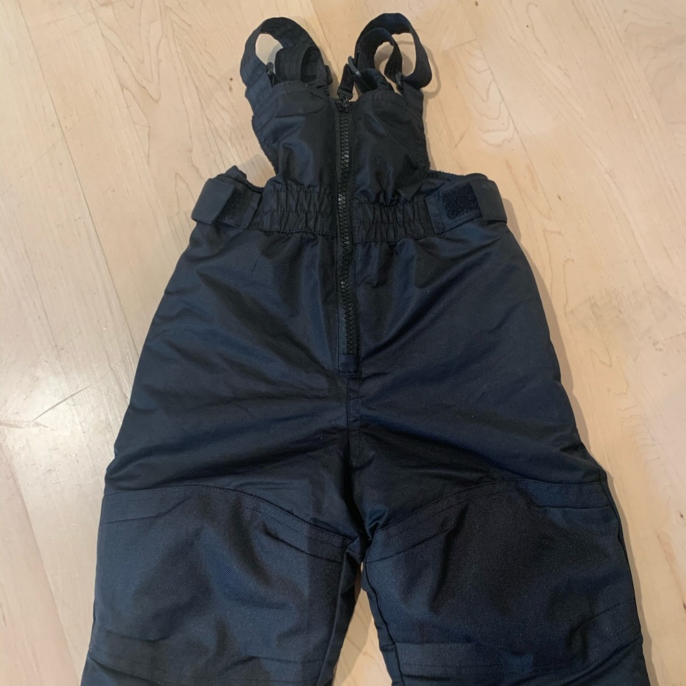 Cat & Jack Black Snow Bibs